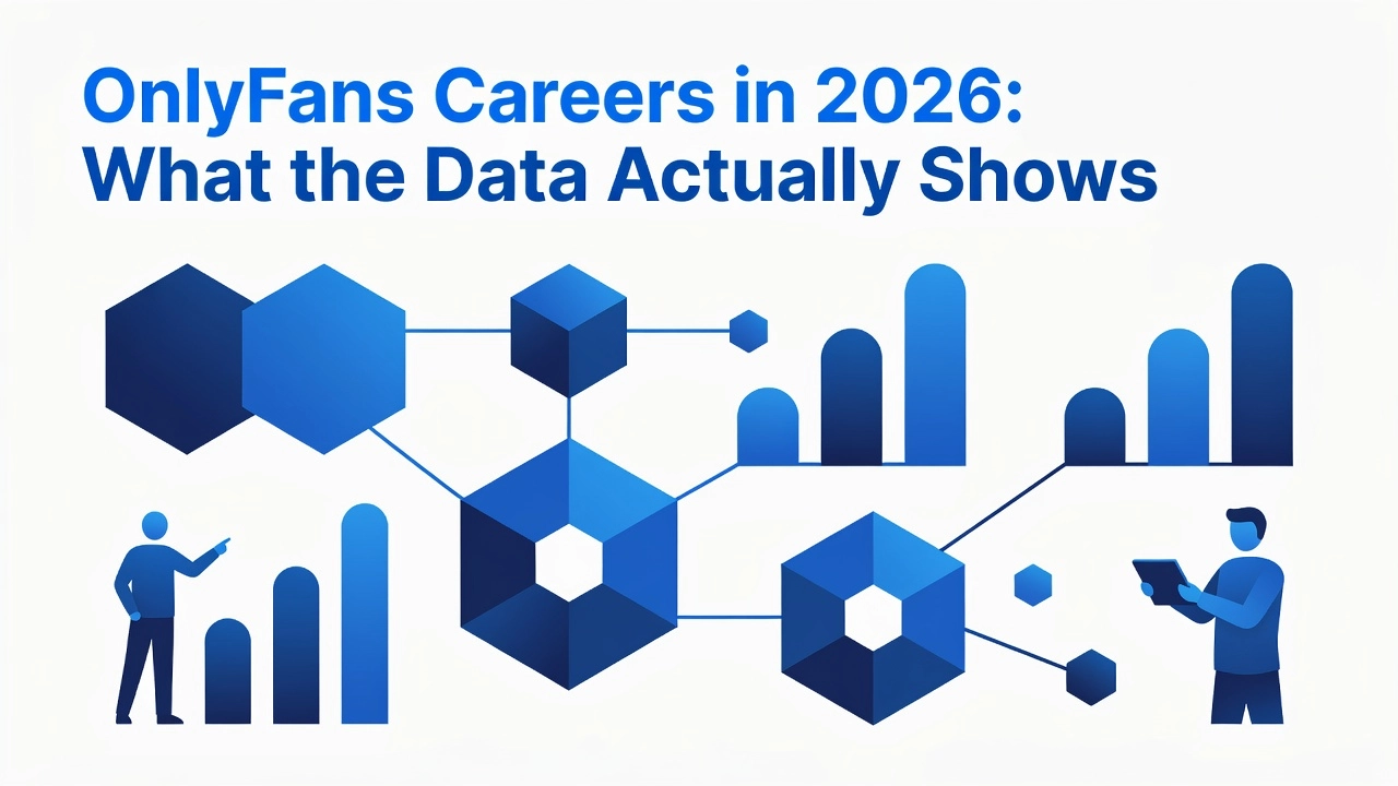 Professional header image for industry analysis: OnlyFans Careers in 2026: What the Data Actually Shows